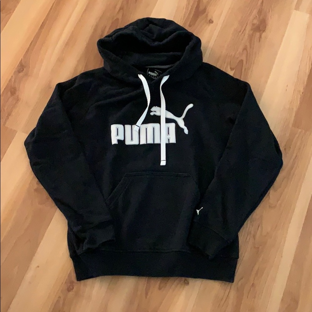 Puma black hoodie in XS